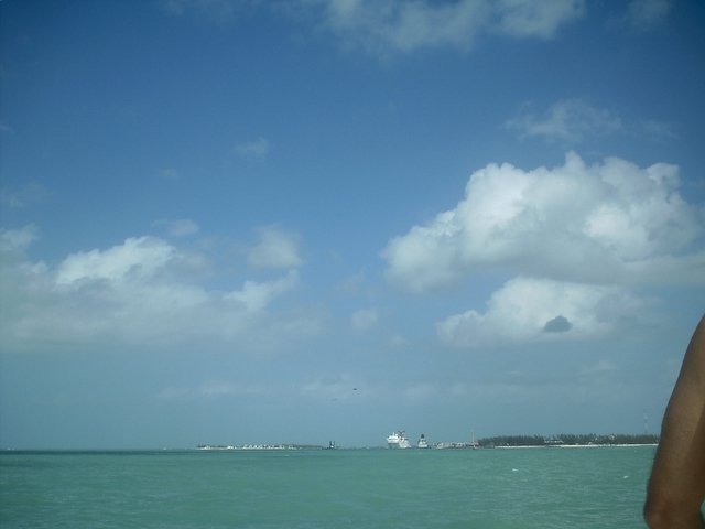 on the way back to the ship after the dive